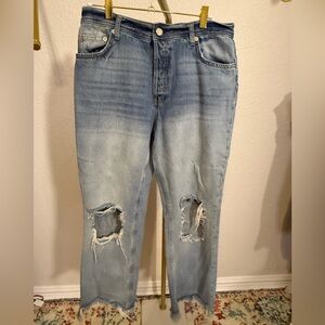 We The Free Light Blue Denim Jeans